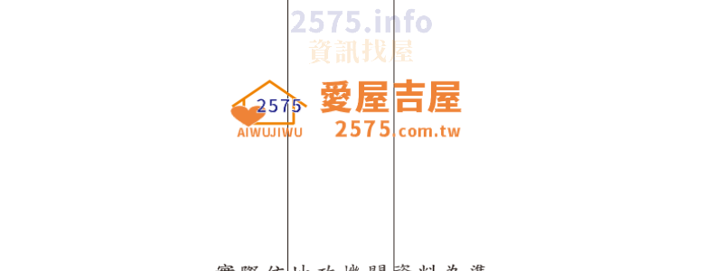 愛屋吉屋2575廠房土地店面